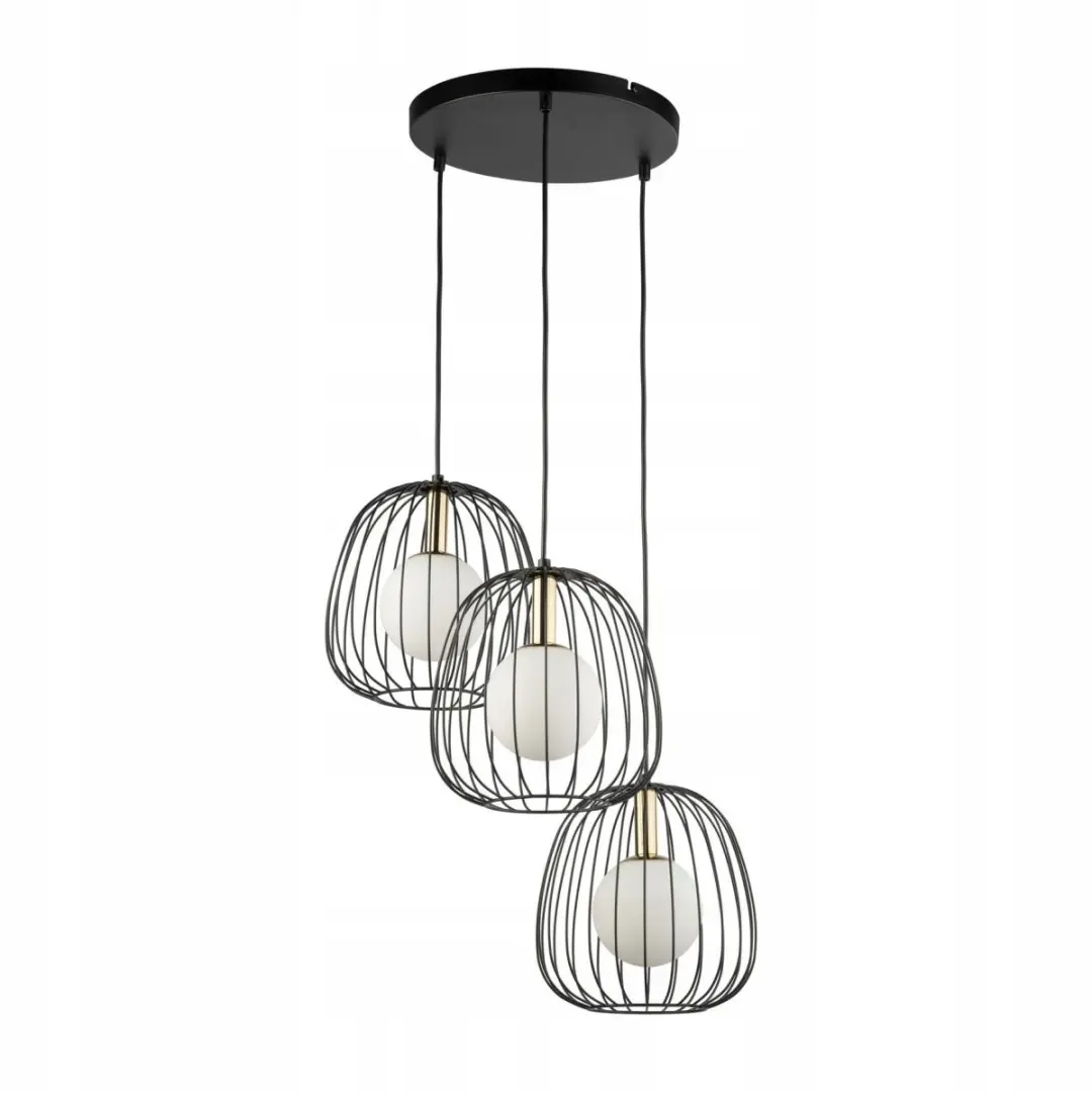 BELL 3 Hanglamp Glas & Staal