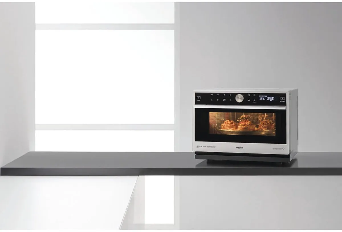 Whirlpool Supreme Chef MWSC 9133 SX Combimagnetron 33L - 1000W - Zwart/Roestvrijstaal - afbeelding 6 van 6