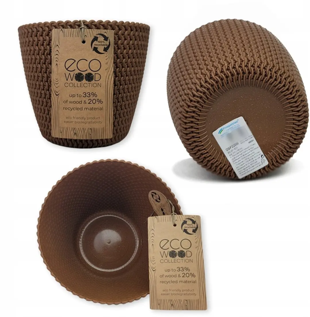Splofy ECO Houten Ronde Pot 5L