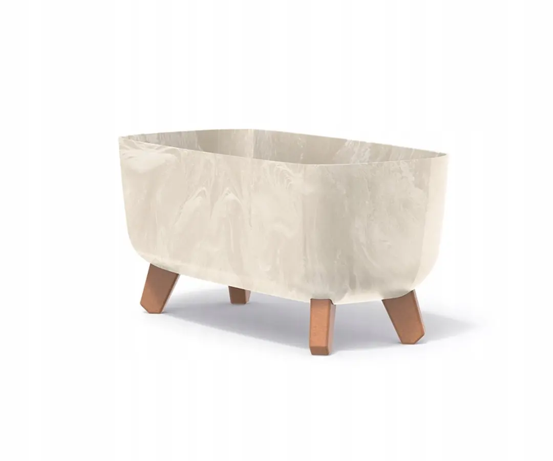 Grace Case Betonlook Pot 40cm Krem