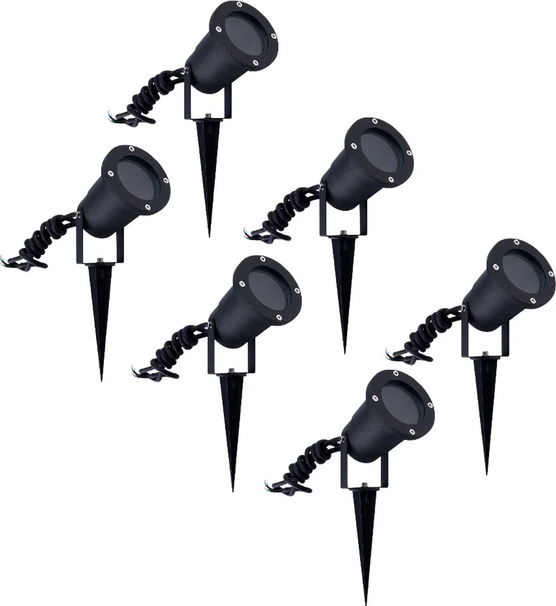 LEDVION 6x LED Prikspots IP65 GU10
