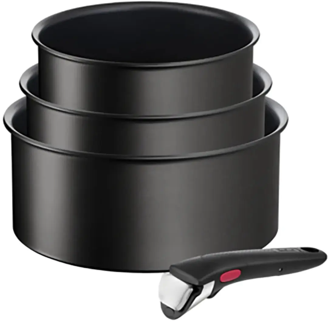 Tefal Ingenio Unlimited L7639343 Pannenset - 4 Stuks - Zwart - afbeelding 5 van 5