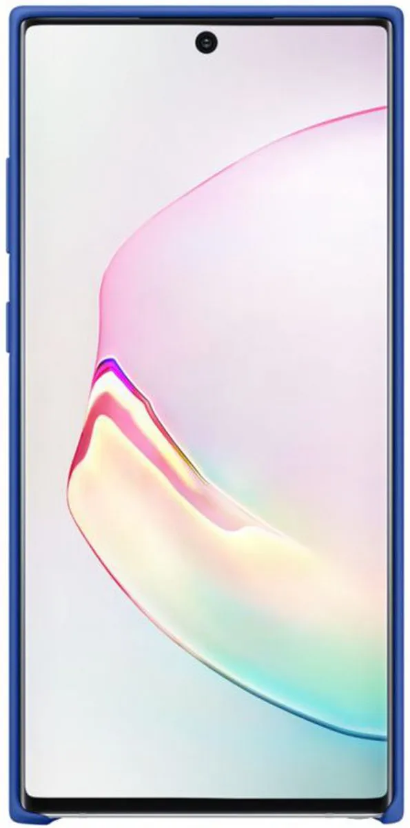 Samsung Galaxy Note 10+ Silicone Hoes - Blauw