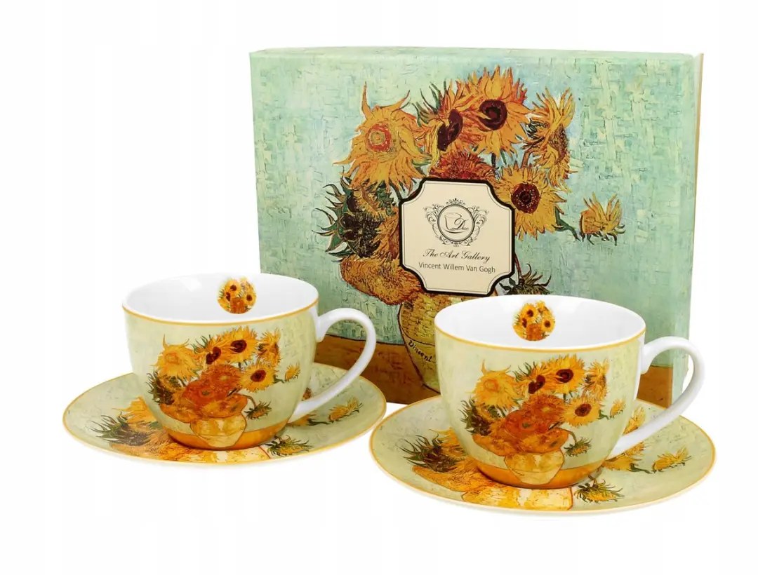 Van Gogh "Zonnebloemen" Mokken Set (2 stuks)