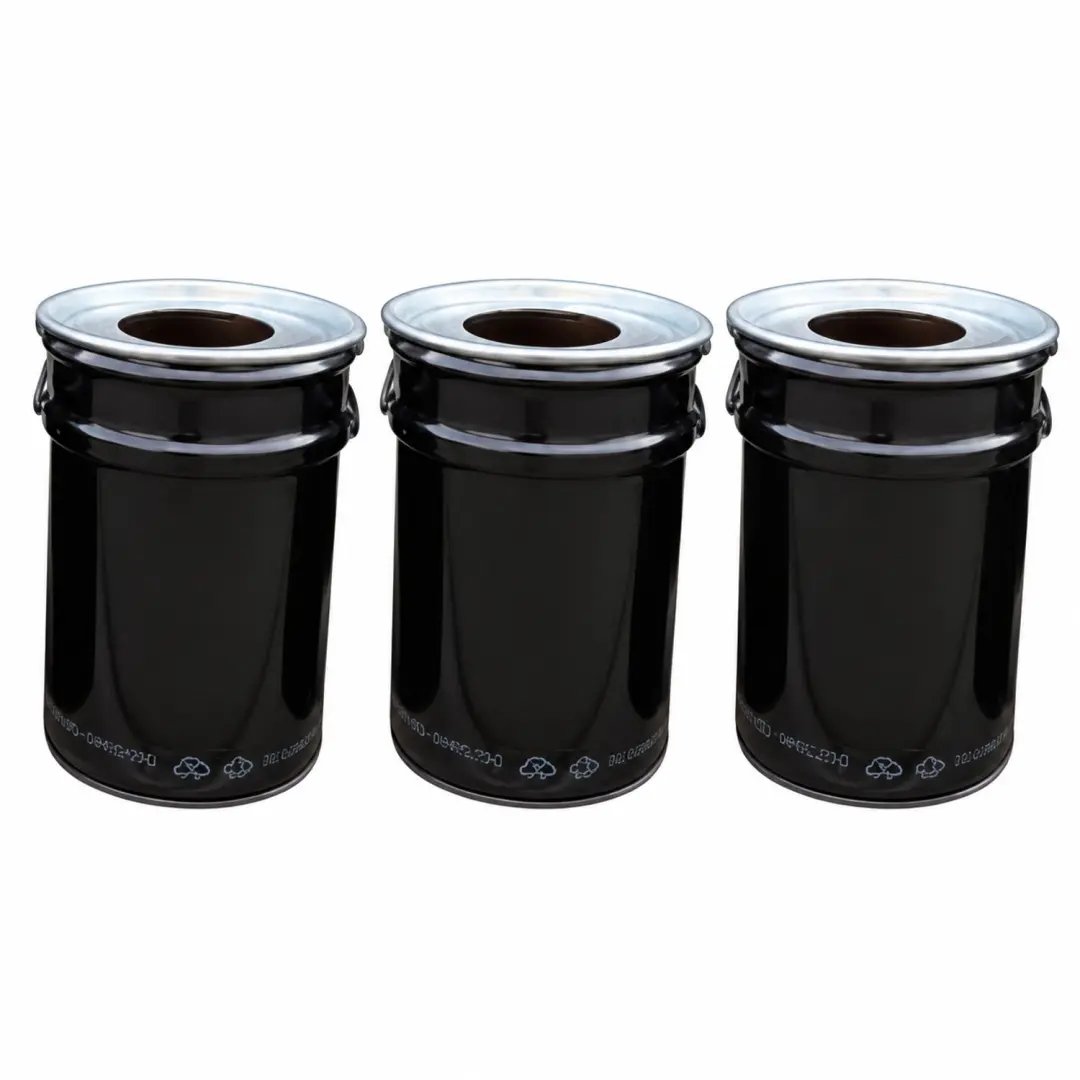 3 x BinBin Silver Hole