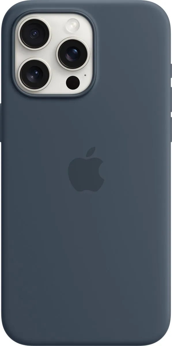 Apple iPhone 15 Pro Max Siliconenhoesje MT1P3ZM/A - Storm Blue