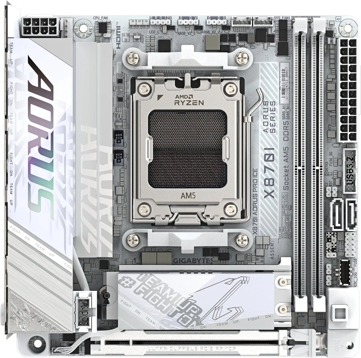 Gigabyte X870I AORUS PRO ICE AM5 Micro-ITX Moederbord