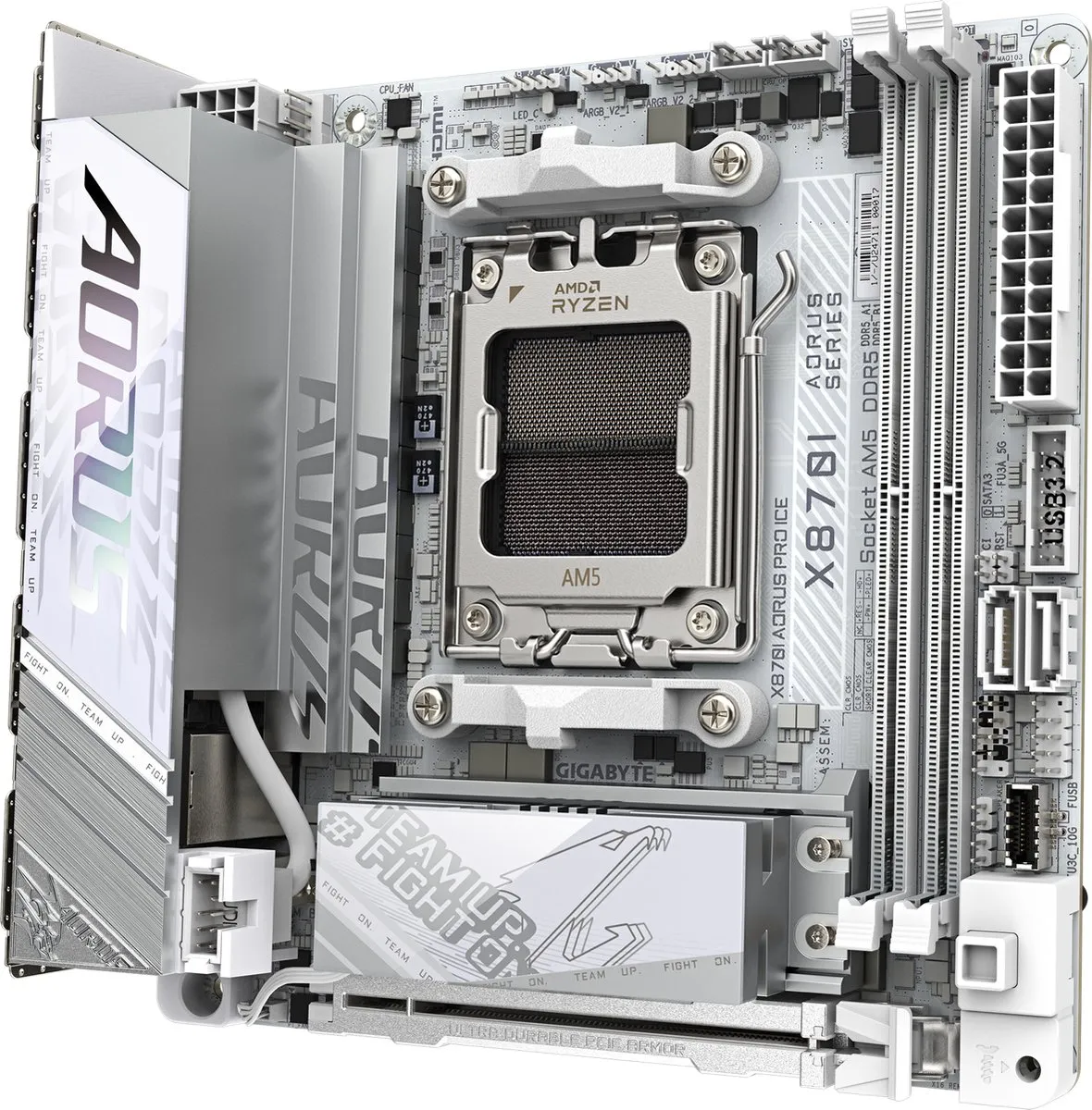 Gigabyte X870I AORUS PRO ICE AM5 Micro-ITX Moederbord - afbeelding 6 van 6