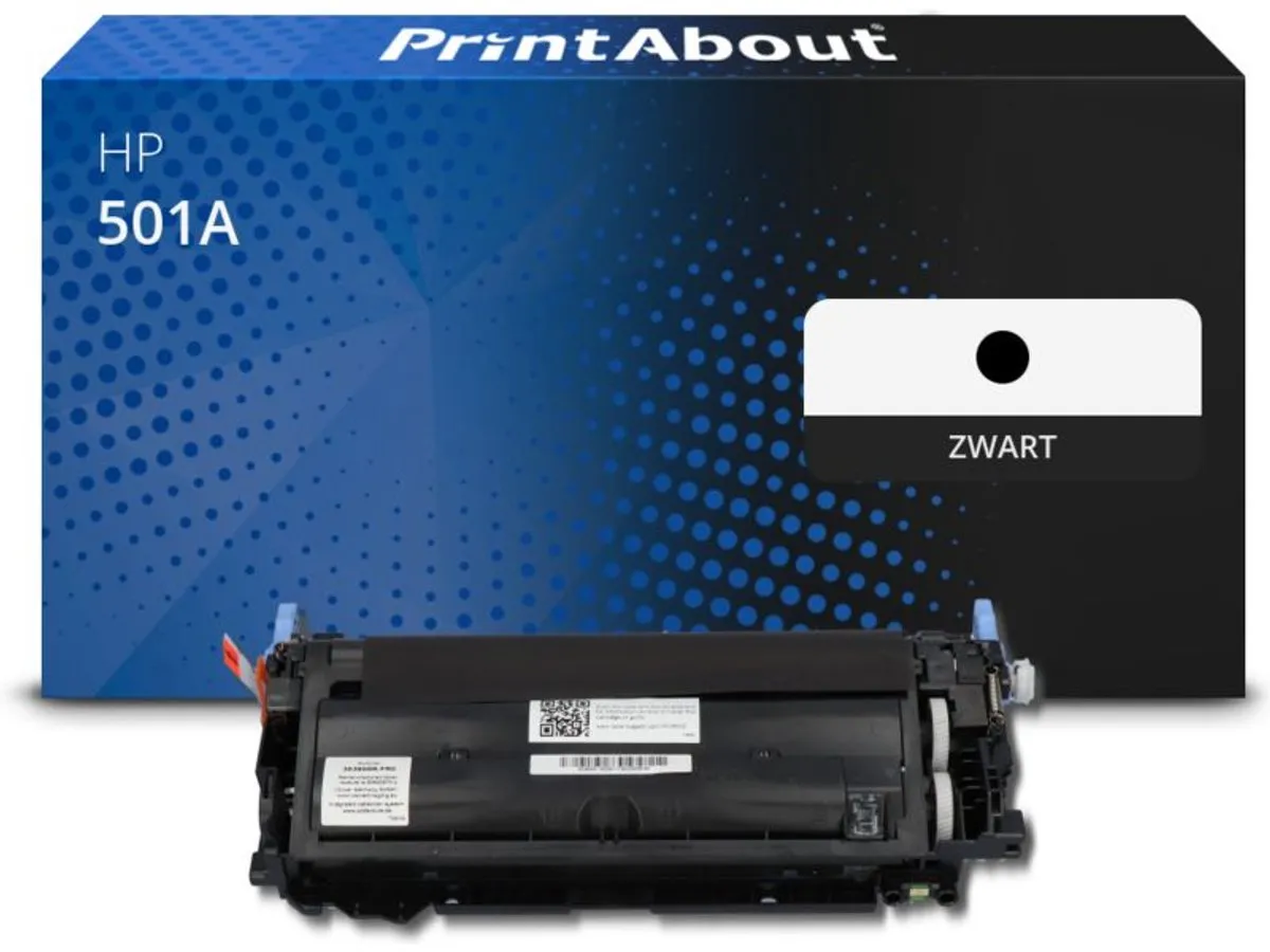 PrintAbout HP 501A Q6470A Toner Zwart - 20.250 Pagina's