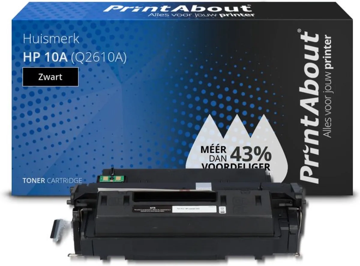 PrintAbout HP 10A Q2610A Toner - Zwart