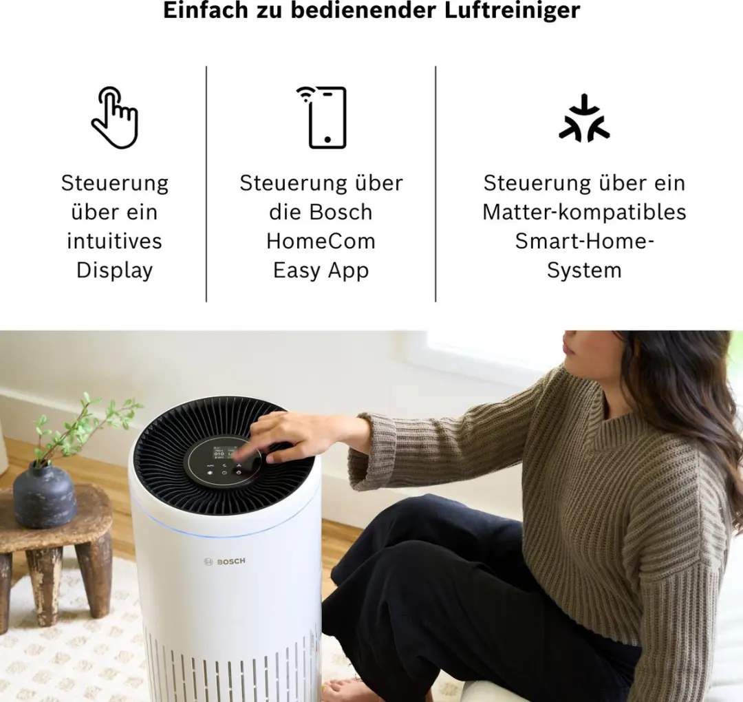 Bosch Air 6000i Luchtzuiveraar 125m² - Wit - afbeelding 6 van 6