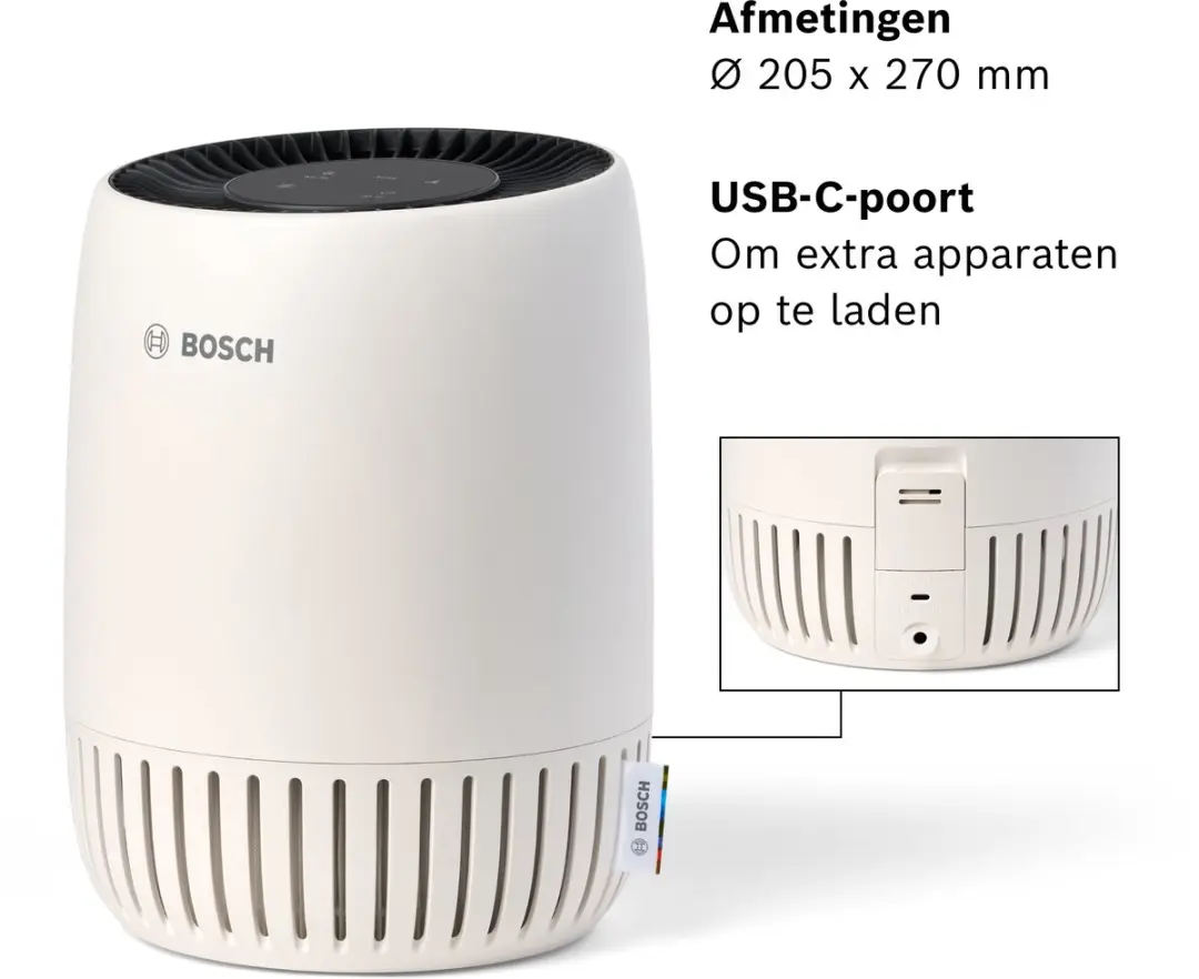 Bosch Air 1000 Luchtreiniger 7733703696 - Wit - afbeelding 2 van 6
