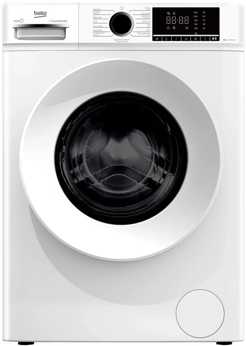 Beko B1W8641W BE wasmachine Voorlader 8 kg 1400 RPM Wit