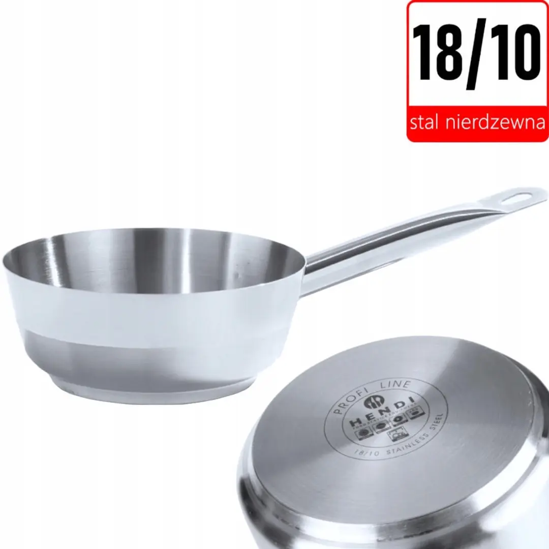 Hendi Profi Line Steel Pan 0.9L, Ø16cm