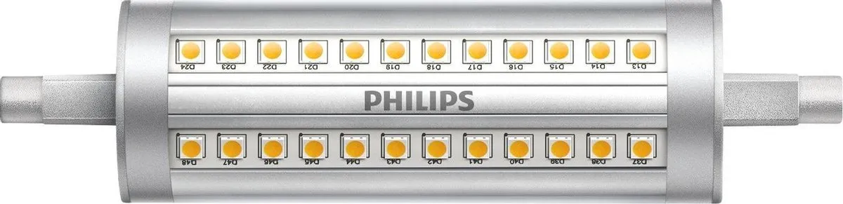 Philips LED Staaflamp Transparant 120W R7S - Koelwit 4000K