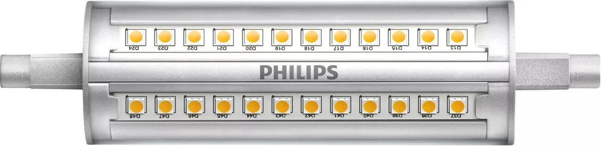 Philips LED Staaflamp Transparant 120W R7S - Koelwit 4000K