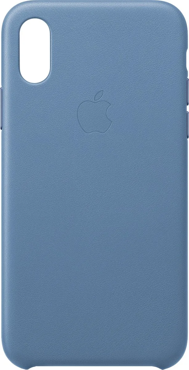 Apple Leren Hoesje iPhone Xs - Lichtblauw MVFP2ZM/A