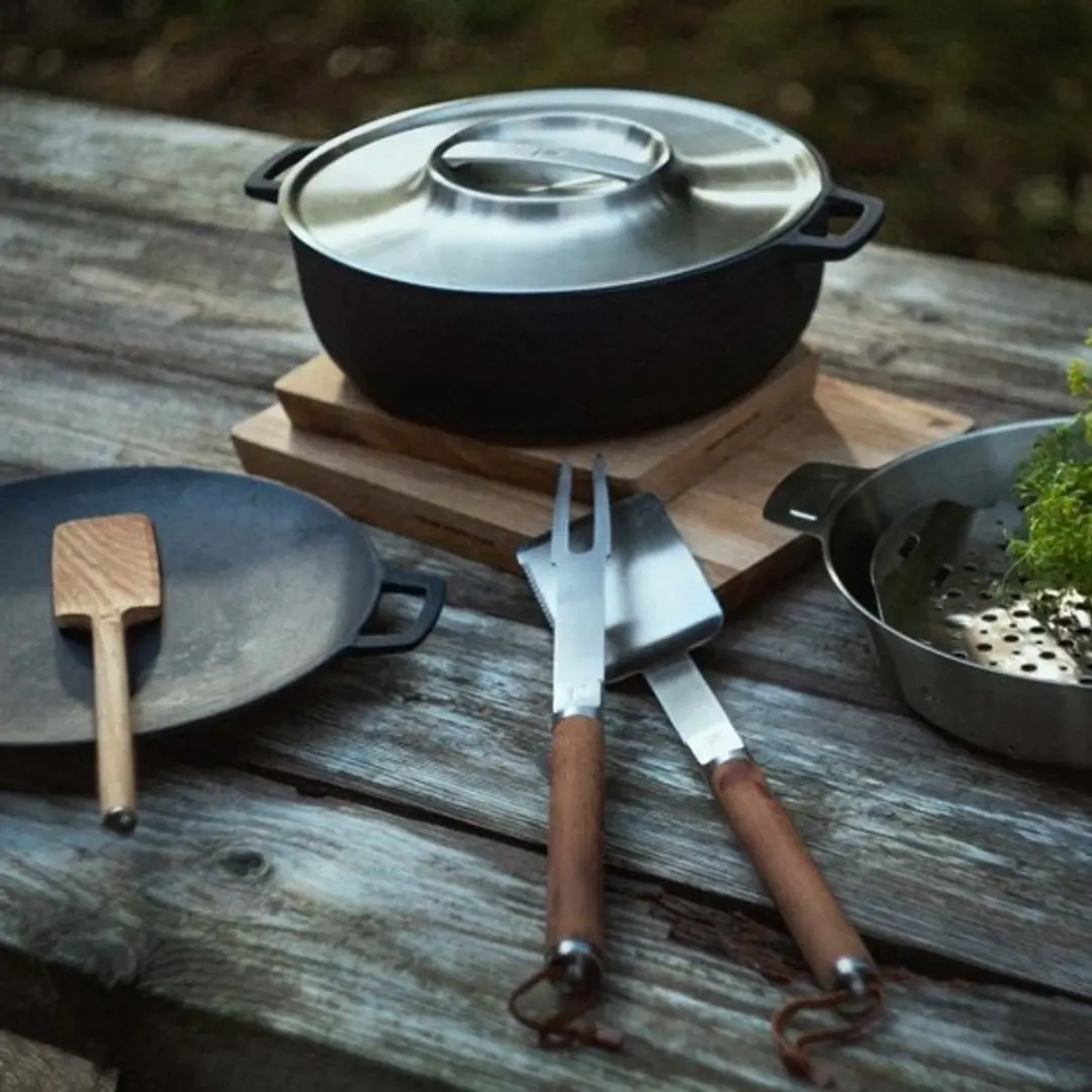 Fiskars Norden Braadpan 6.5L - 30cm - Zwart - afbeelding 2 van 6
