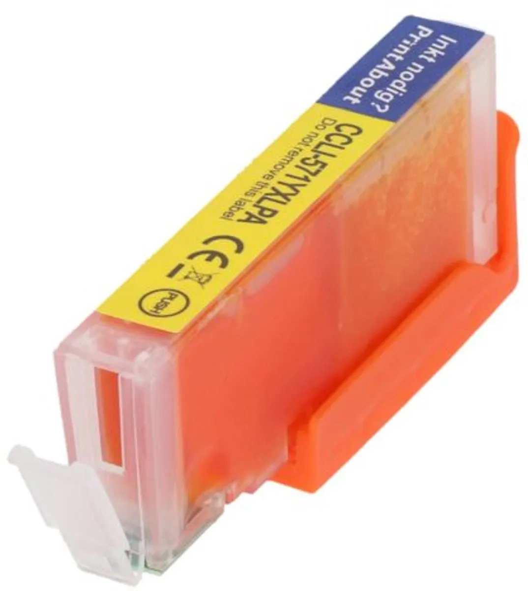 PrintAbout CLI-571Y XL Inktcartridge Geel - 15ml - o.a. Canon PIXMA TS
