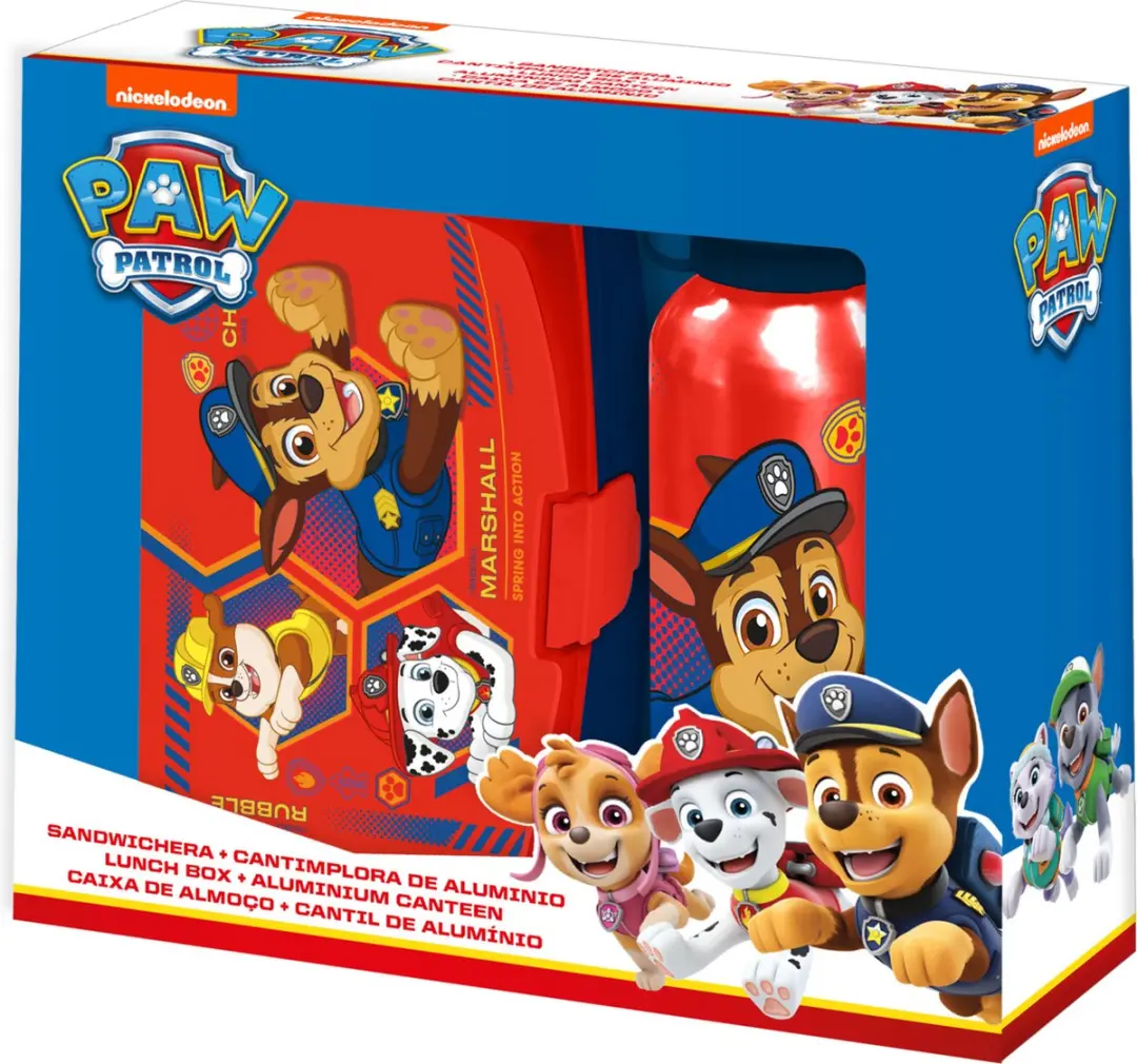 Paw Patrol Lunchset met Broodtrommel en Drinkfles