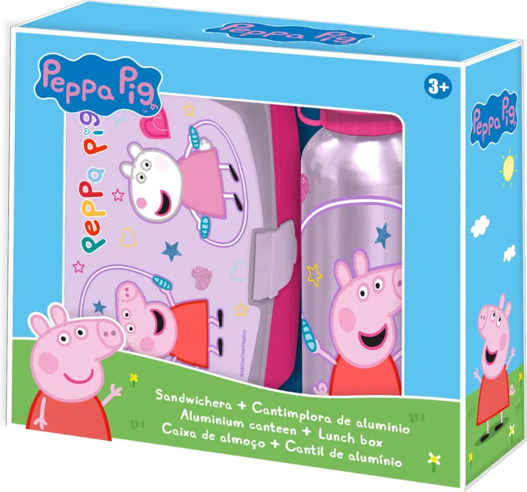 Peppa Pig lunchbox set voor kinderen