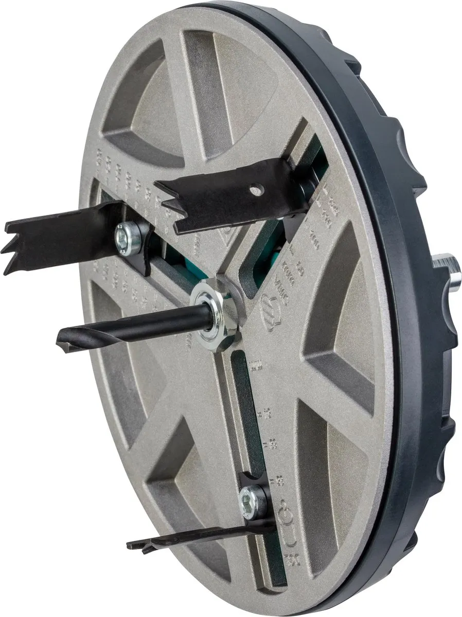 Wolfcraft Gatenzaagset 45-130mm 76mm - Metaal - 5978000