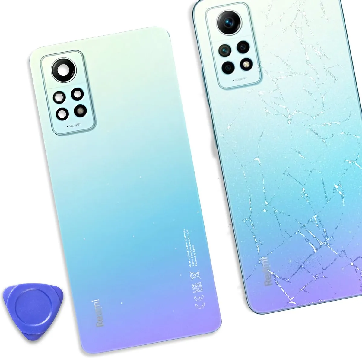 Xiaomi Redmi Note 12 Pro 4G Batterijdeksel - Bleekblauw