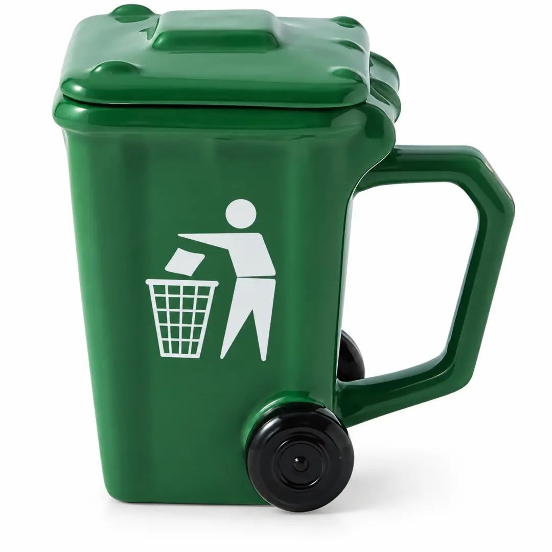 Groene Kliko Koffiebeker