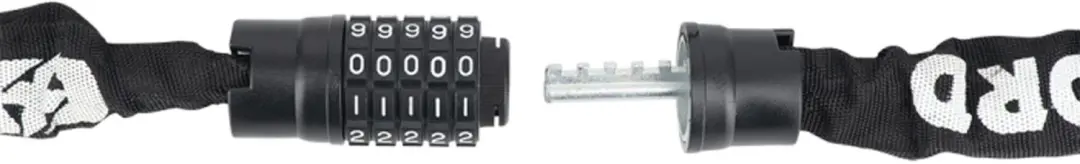 Oxford Combi8 Kettingslot - Black/White - afbeelding 3 van 5