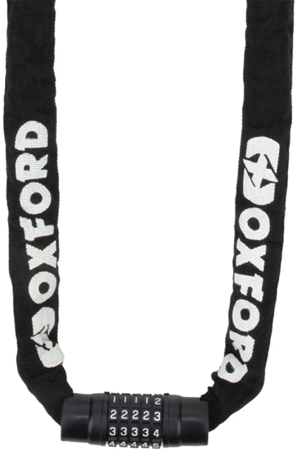 Oxford Combi8 Kettingslot - Black/White - afbeelding 5 van 5