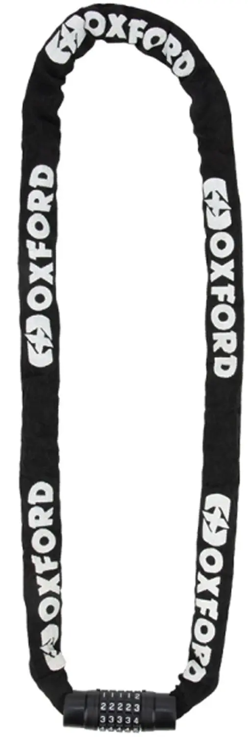Oxford Combi8 Kettingslot - Black/White - afbeelding 4 van 5