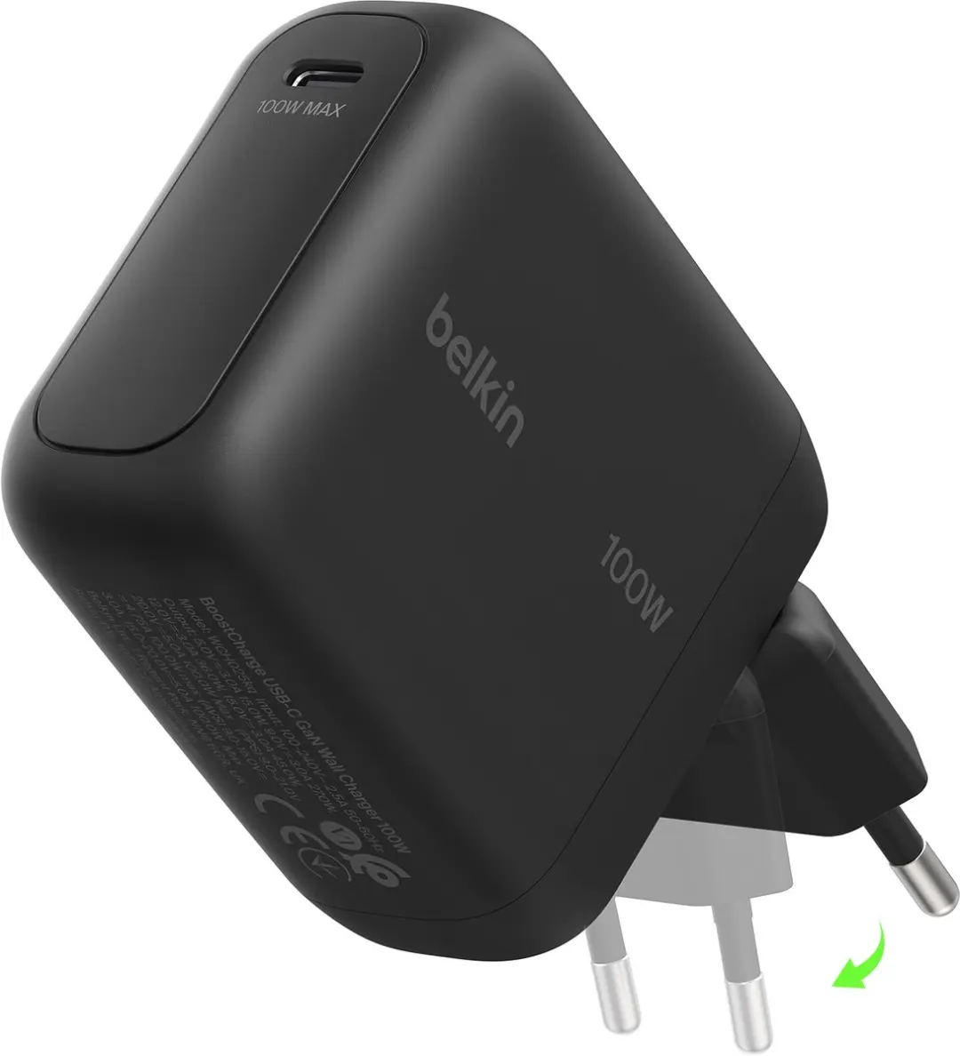 Belkin BoostCharge WCH025kqBK USB-C Wandlader 100W