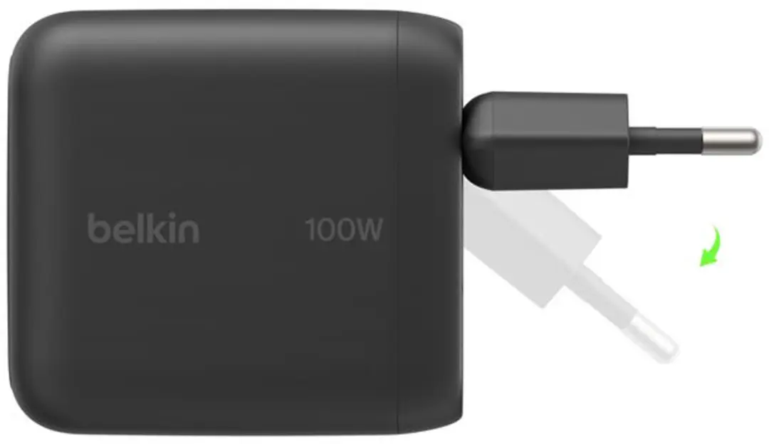 Belkin BoostCharge WCH025kqBK USB-C Wandlader 100W - Zwart - afbeelding 5 van 6