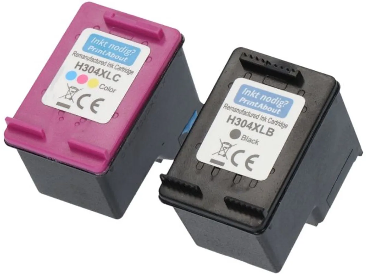 PrintAbout Huismerk HP 304XL Voordeelbundel - 20 Stuks (Zwart + 3-kleuren)
