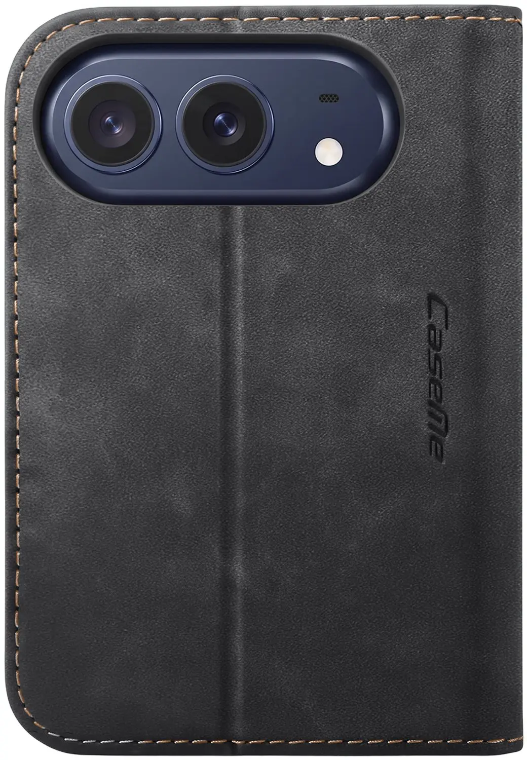 Caseme, Portemonnee Hoesje Geschikt voor Apple iPhone Duo Vintage RFID Beschermi