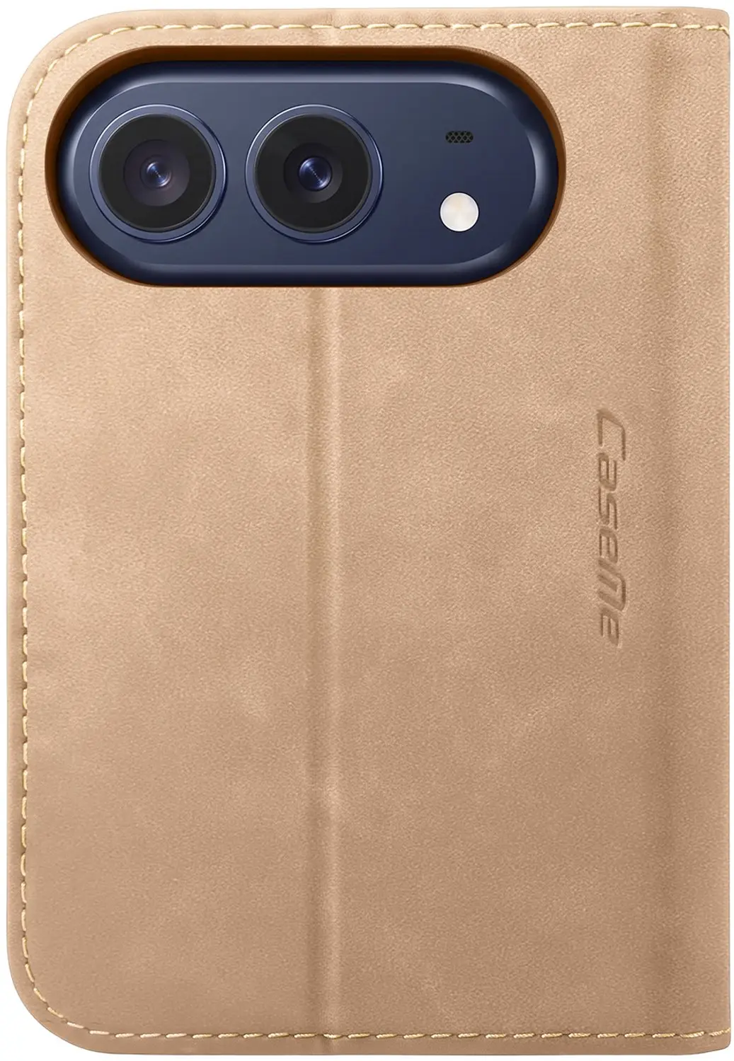 Caseme, Portemonnee Hoesje Geschikt voor Apple iPhone Duo Vintage RFID Beschermi