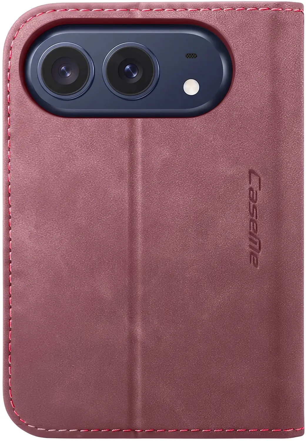 Caseme, Portemonnee Hoesje Geschikt voor Apple iPhone Duo Vintage RFID Beschermi