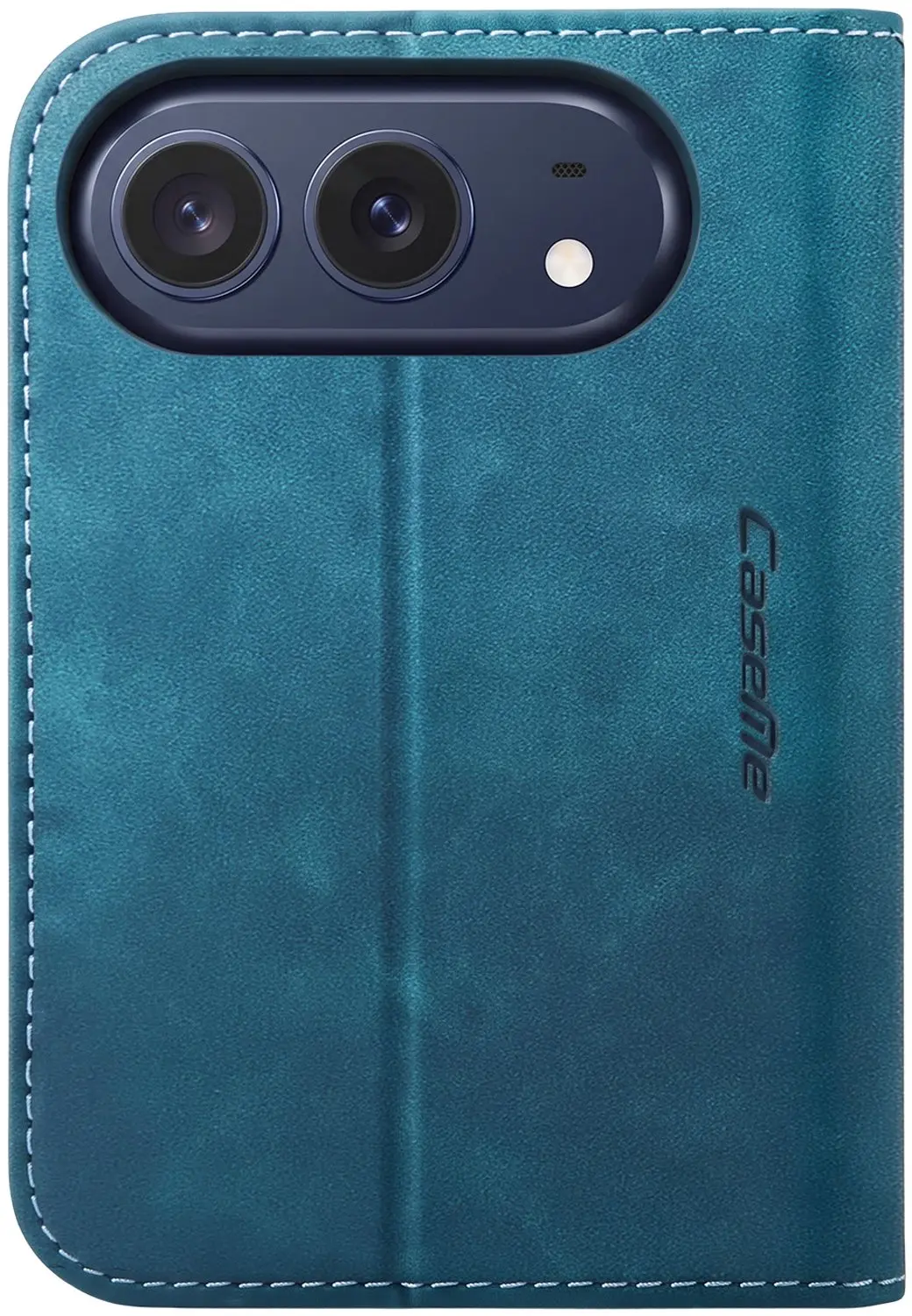 Caseme, Portemonnee Hoesje Geschikt voor Apple iPhone Duo Vintage RFID Beschermi