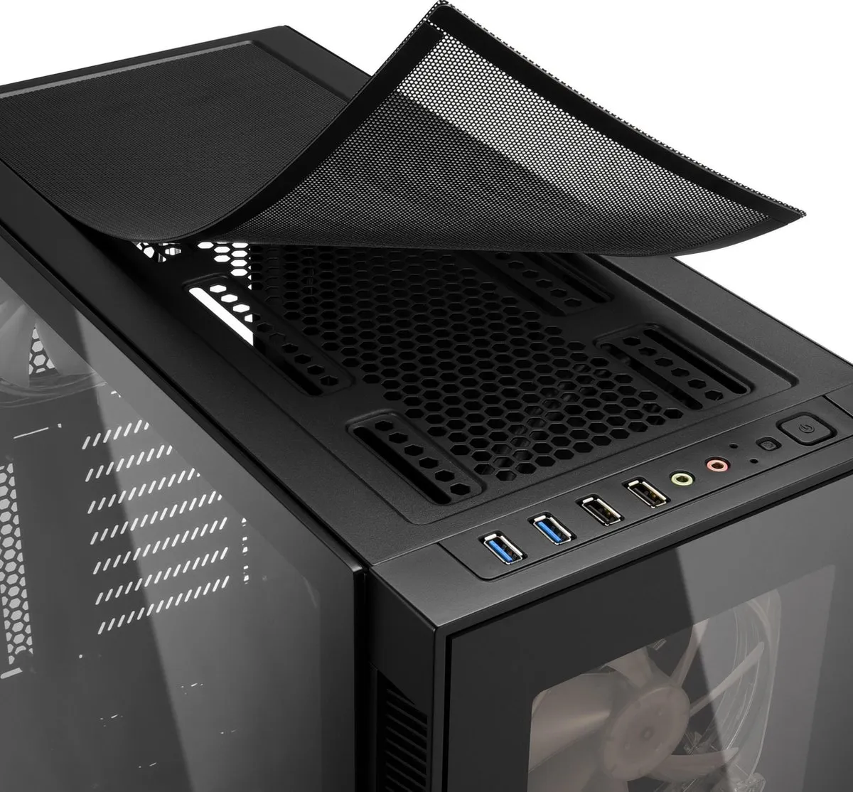 Sharkoon 4044951029105 ATX Semi-tower Behuizing - 4 Ventilatoren - Zwart