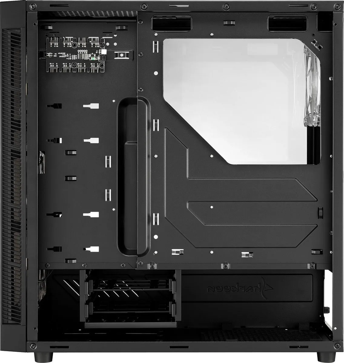 Sharkoon 4044951029105 ATX Semi-tower Behuizing - 4 Ventilatoren - Zwart