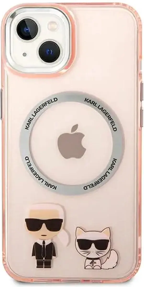 Karl Lagerfeld KLHMP14MHKCP iPhone 14 Plus Hoes - Roze - afbeelding 6 van 6