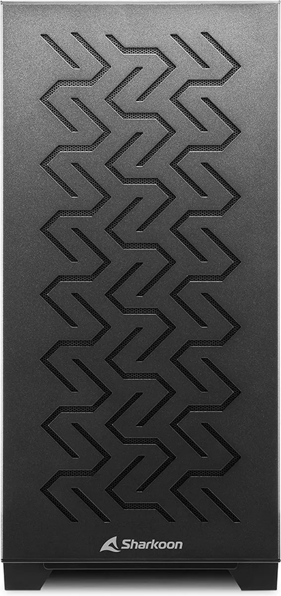 Sharkoon 4044951035090 ATX Box - 4 Ventilatoren - Zwart