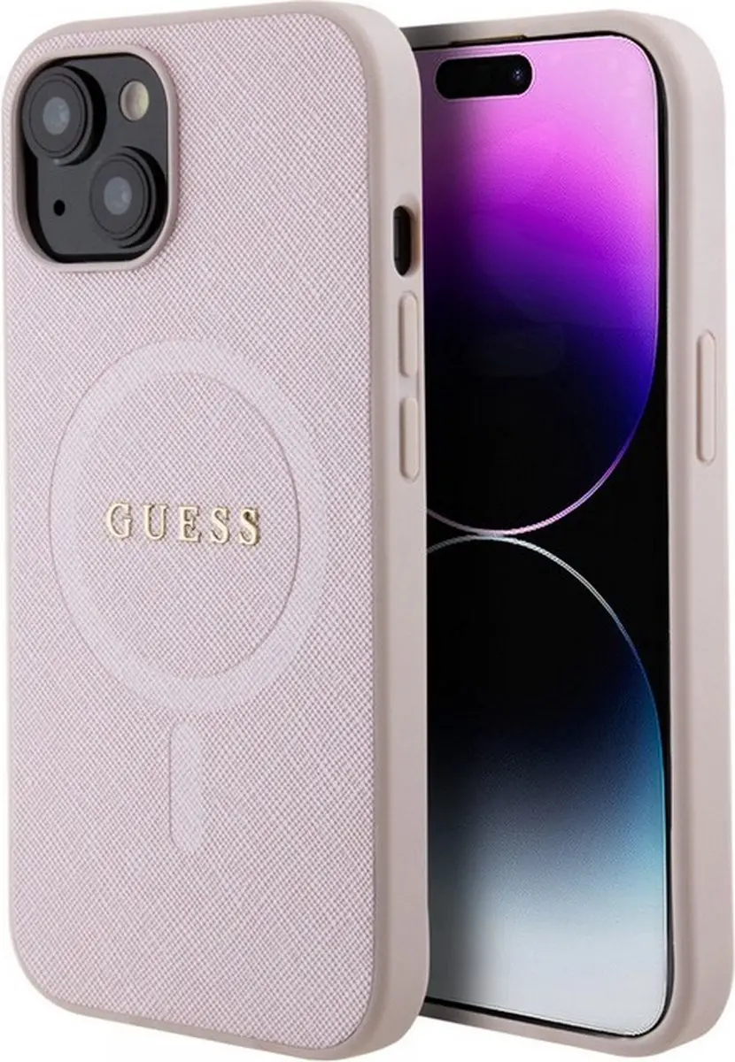 Guess Saffiano Hoesje iPhone 15