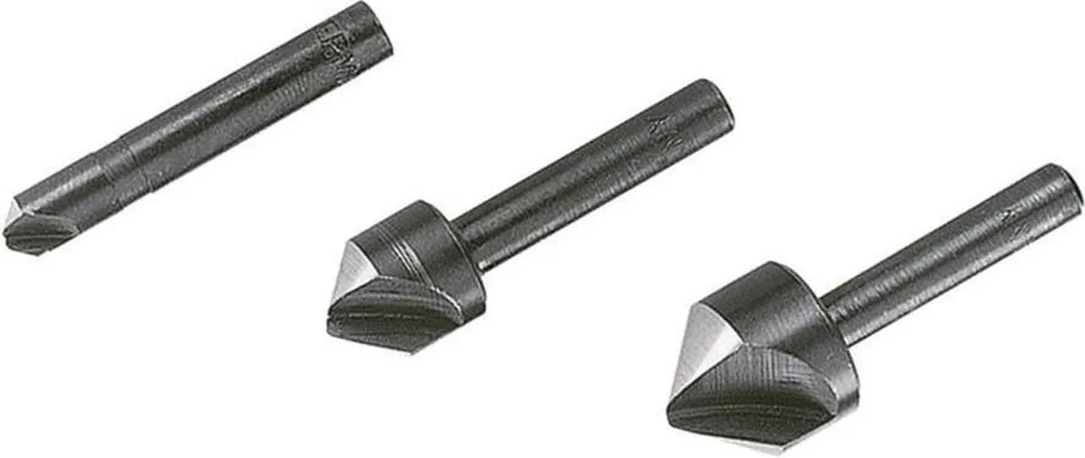 Wolfcraft Verzinkboor Set 3-delig 12mm