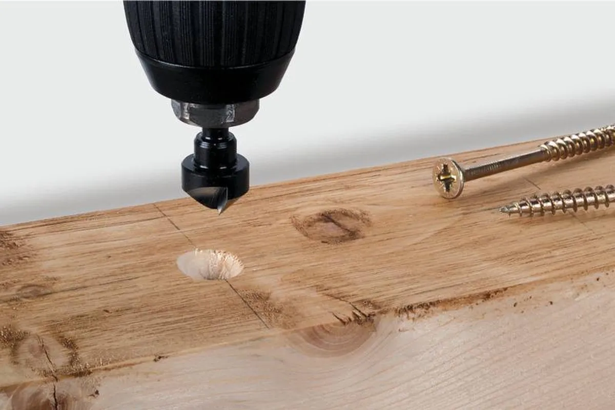 Wolfcraft Verzinkboor Set 3-delig 12mm - Hout