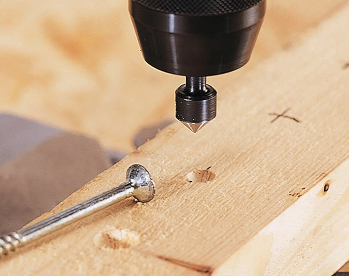 Wolfcraft Verzinkboor Set 3-delig 12mm - Hout