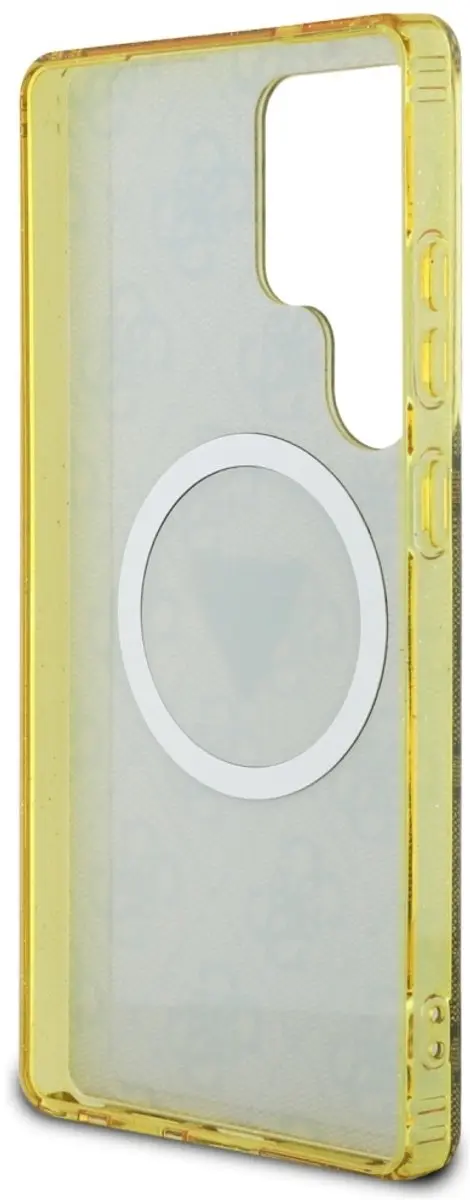Guess MagSafe Hoesje Glitter 4G Circle Triangle - Bruin - afbeelding 4 van 6