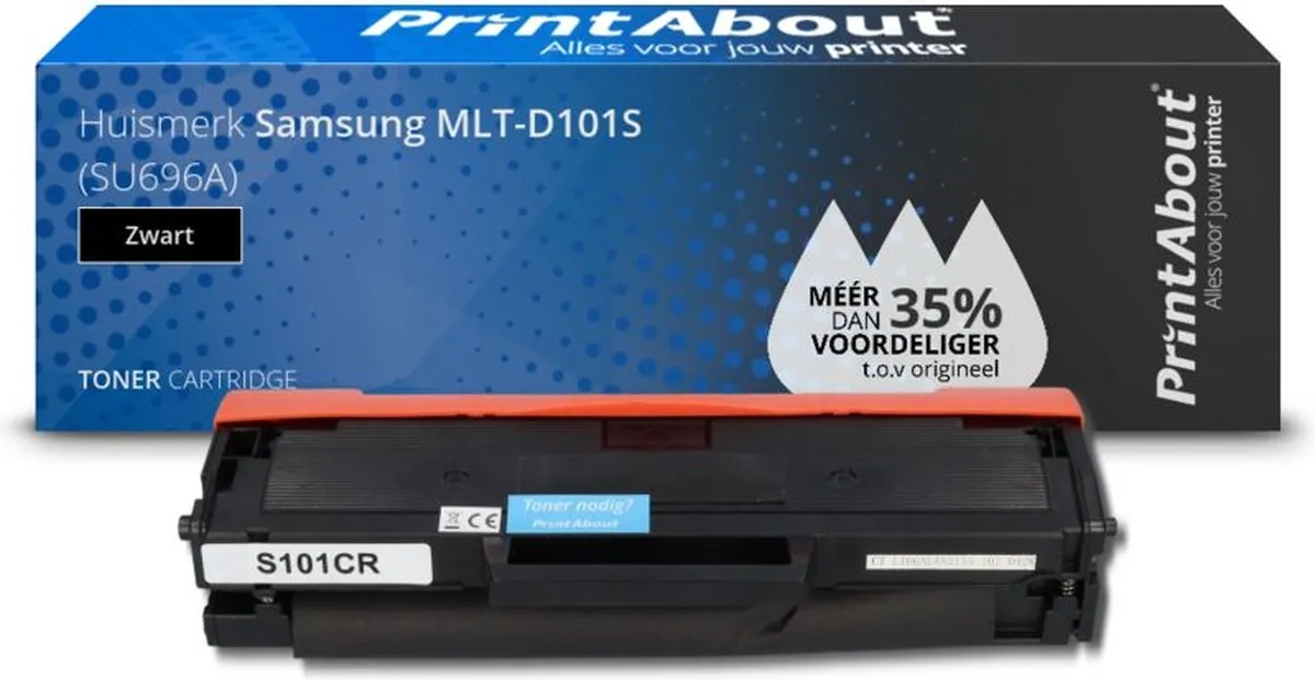 PrintAbout MLT-D101S Toner Zwart - 2 Stuks