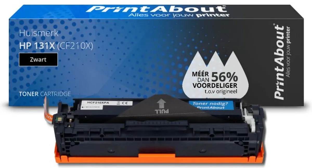 PrintAbout HP 131X CF210X Toner - Zwart - 2.000 pagina's