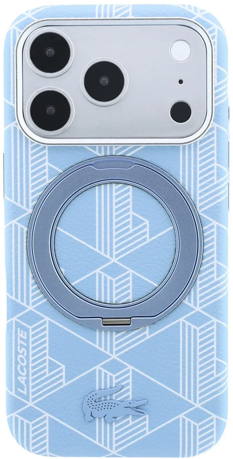 Lacoste Case Blend MagSafe Lichtblauw - iPhone 18/17 Pro Max - afbeelding 3 van 6
